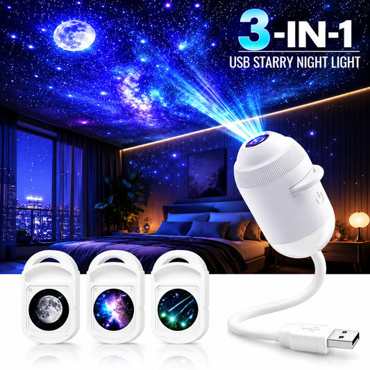 ORIANIA Sternenhimmel-Projektor 24-in-1 – USB-Nachtlicht